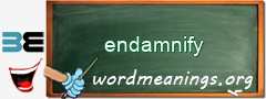 WordMeaning blackboard for endamnify